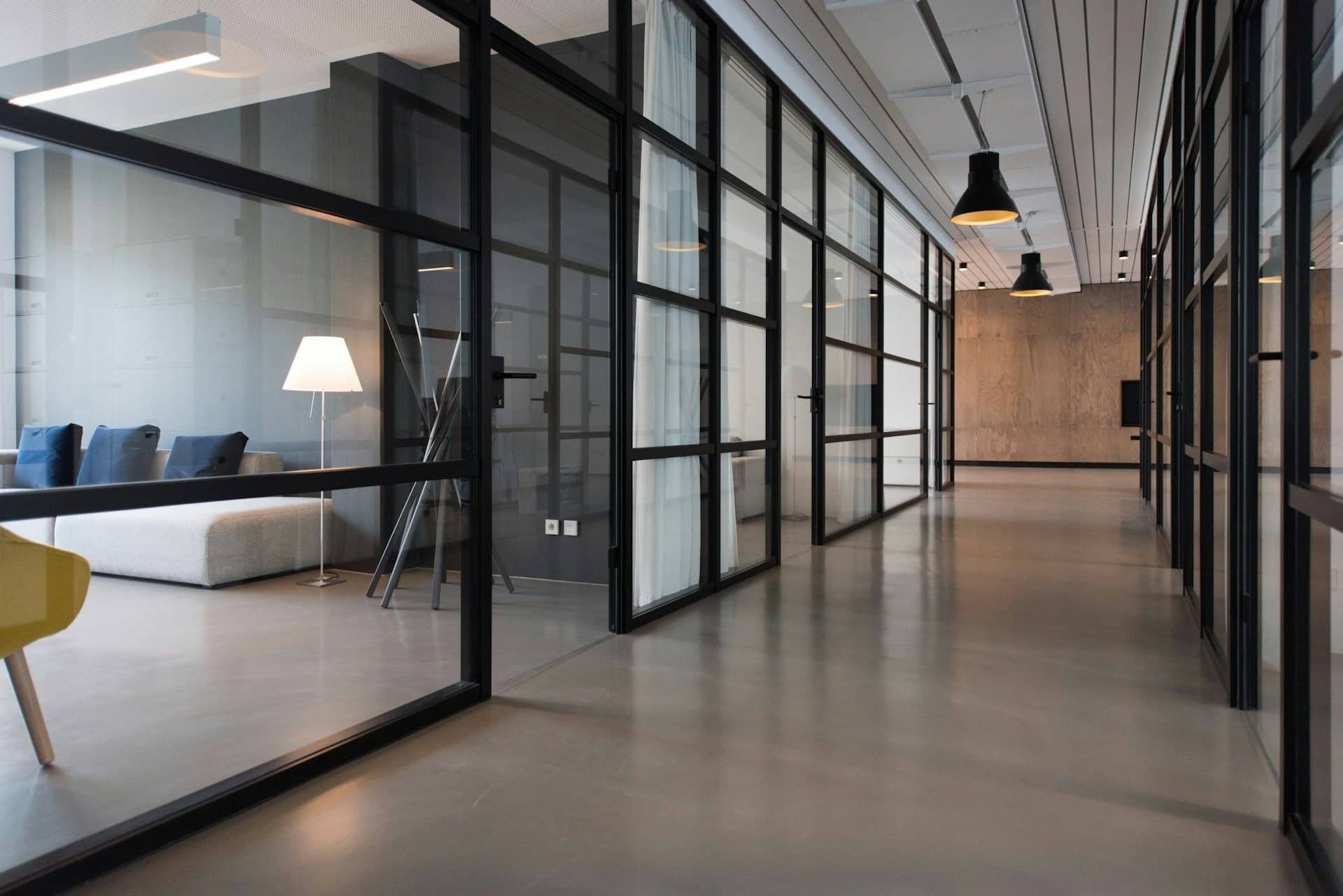 Modern building interior